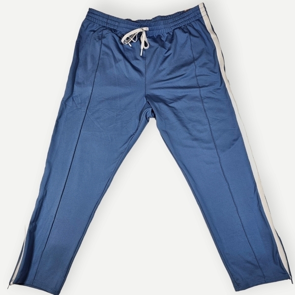 Victoria's Secret PINK Active Track Pants Drawstring Elastic Waist Blue XL - Picture 10 of 12